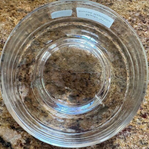 NWOT Schott Zweisel Crystal Votive Candle Holder and  NEST Bamboo Scented Candle - Picture 6 of 9